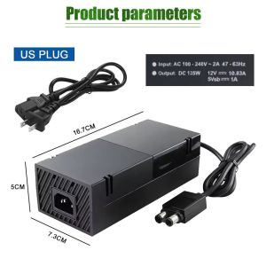 GEEBON X One Power Supply Brick With Power Cord AC Adapter Replacement US Plug