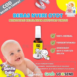 Minyak Balur Oles Gentle Baby Joy Solusi Bebas Nyeri Otot Akibat Aktifitas Tinggi Seperti Merangkak Berjalan Melompat Pada Bayi Balita Bahan Alami Essential Therapeutic Oil Grade BPOM