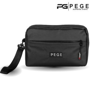 Tas Selempang Pria 2in1 PEGE Elvon Sling Bag Multifungsi Bisa Slempang dan Pouch Casual dan Kekinian - PG 9050