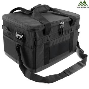 【Chunkbass】30L Barbecue Tool Storage Bag Collapsible Handheld Travel Picnic Bag Detachable Multifunctional Utility Camping Supplies