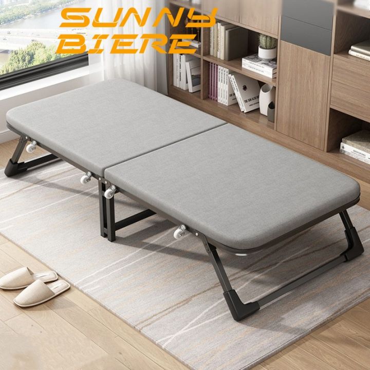 【Load 300KG】Folding Bed with Mattress Heavy Duty Single Foldable Bed ...