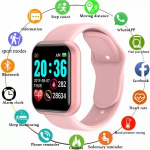 Original Smart Watch Color Screen Step Counting Multi Sport Mode Message Reminder Photography Music Remote Control Smart Band