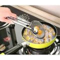 Alat Penjepit Peniris Gorengan Penggorengan 2 In 1 Peniris Saringan Tirisan Minyak Stainless. 