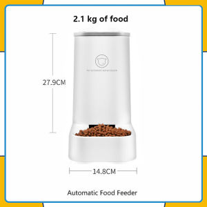 Buy 1 Take 2 Automatic water Automatic feeder white 3.8L cat and dog 28x15x28cm (send two hooks)