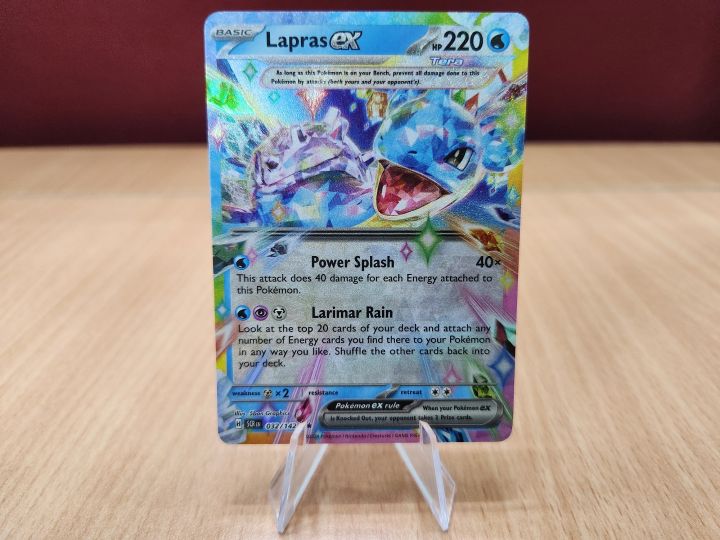 Lapras EX Tera - 32/142 - Stellar Crown - Pokemon Card Singles | Lazada PH Lapras EX Tera - 32/142 - Stellar Crown - Pokemon Card Singles | Lazada PH