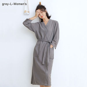 SingleLady ชุดนอนหลวมและสวยงามชุดยูกาตะชายและหญิงเสื้อคลุมอาบน้ําเสื้อคลุมยามเช้าฤดูร้อนและชุดนอนคู่รัก