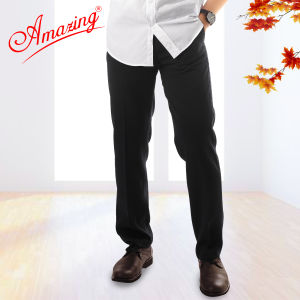 Quần tây nam màu xanh và đen học sinh không ly ống đứng form suông basic phong cách văn phòng đồng phục đến trường các cấp có tới size 40 hiệu Amazing