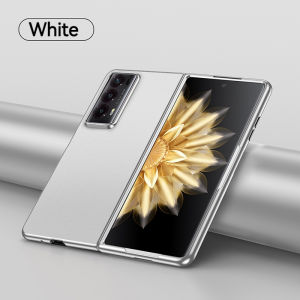 เคสกันกระแทกโทรศัพท์เคลือบด้วยไฟฟ้าหนังแท้ทางการปกป้องโทรศัพท์กันกระแทกน้ำหนักเบาไม่มีรอยนิ้วมือสำหรับ V2 Honor Magic