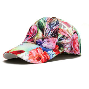 TOPI BASEBALL WANITA  BUNGA ABSTRAK RANDOM  B-14
