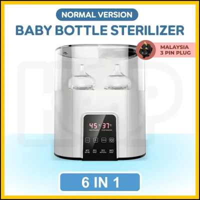 [3 PIN PLUG] 8 in 1 Baby Bottle Sterilizer Double Bottle Milk Warmer Sterilizer Baby Sterilizer LCD Control Feeding Susu