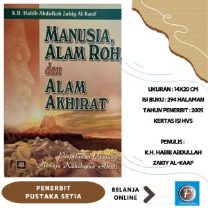MANUSIA ALAM ROH DAN ALAM AKHIRAT - PUSTAKA SETIA