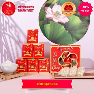 Lốc 6 Hũ Yến Sào Chưng Hạt Chia Nhân Việt 30% Yến Hũ 70ml