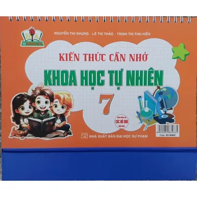 Sách - Kiến Thức Cần Nhớ Khoa Học Tự Nhiên 7 (dùng chung các bộ sgk hiện hành) - HA