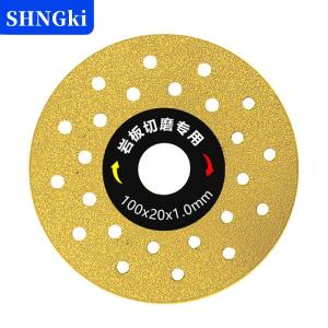 [COD] 🔥🔥🔥SHNGki 1 cái Tấm sứ gốm gạch đá cẩm thạch mỏng cắt lưỡi đĩa cho máy đá cẩm thạch góc máy mài 4  100 mét kim cương khô cắt đĩa