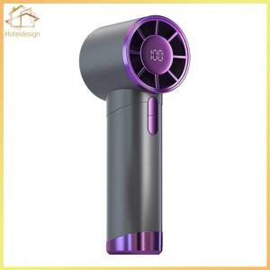 Portable Handheld Turbo Fan Personal Hand Fan 100 Gear Wind Desktop Fan High Speed Desktop Cooling Fan for Home Office