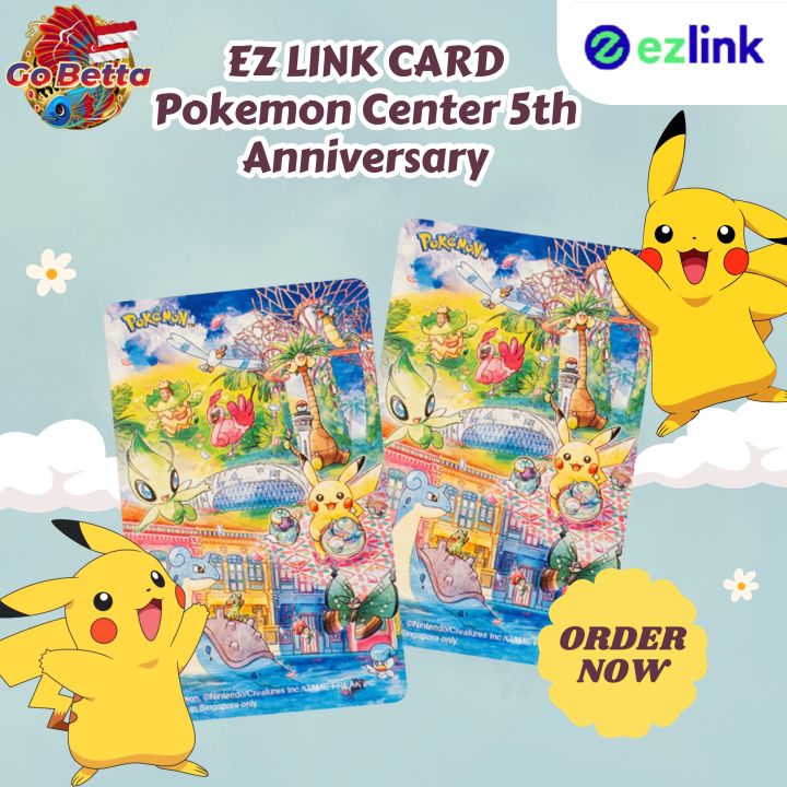 Singapore Pokemon Centre 5th Anniversary Ezlink Card EZ-Link | Lazada  Singapore