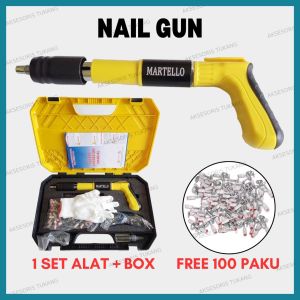 Alat Paku Tembak Beton Nail Gun Ramset Gun Fastening Pistol Paku Pistol Pengencang Pengikat Pistol Penarik Kuku