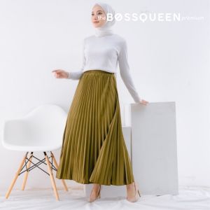 Rok Plisket Wanita Premium Hyget Grade A & Rok Hijaber Terkece