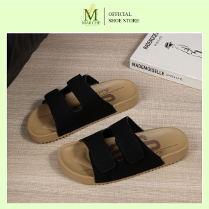 Marche Chic Womens Sandal Slide Platform Double Strap 3.5cm Comfortable Heel Suitable for Summer Slipper for Daily Wear