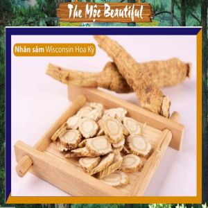 Nhân Sâm Wisconsin Hoa Kỳ (Sâm Mỹ) Cắt Lát - Nguyên củ 4-6 tuổi: Bồi Bổ Sức Khỏe Tăng Sức Đề Kháng