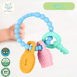 Yoji Baby Silicone Teething Relief Bracelet Teether Soother Soothing Toy for Baby 3 months+