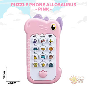 TAIYO Puzzle Phone Baby Music Ponsel Hp Edukasi Anak Halus Karakter Kartun Learning Telephone Mainan
