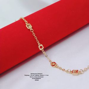 Gelang Jurai Wanita Aksesoris Fashion Awet Tahan Lama Anti Karat Cocok Untuk Harian