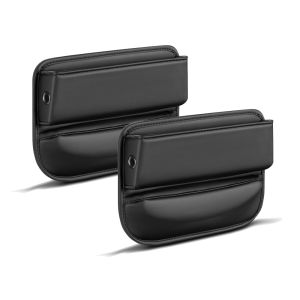 Kebidumei Car Seat Gap Organizer Storage Box Universal Wallet Keys Card Phone Water Cup Holder Auto Interior Storage Pocket Accessories