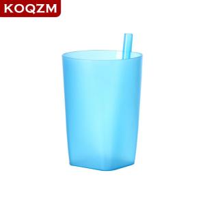 [COD] KOQZM KITCHEN 1X Kid Children Infant Baby Sip Cup with Built in Straw Mug Drink Solid Fe AA Ew