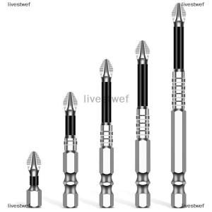 [COD] livestwef K5 Non-slip High Hardness Bit S2 Strong Magnetic 5A Black Non-slip Cross Head Electric Drill Electric Screwdriver Bit