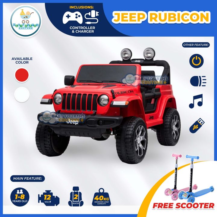 Baby Fourths Couture Licensed Jeep Rubicon 4x4 Remote Control