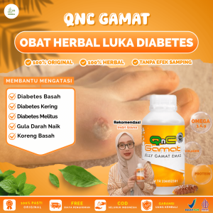 QNC Jelly Gamat Untuk Luka Diabetes Basah & Kering Luka Gangren Borok Bernanah dan Koreng Basah BPOM dan Halal MUI