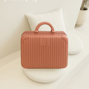 14 Inch Hand Carry Luggage with Back elastic strap Large Capacity Portable Carrying Case Makeup Bag 行李箱 化妆箱