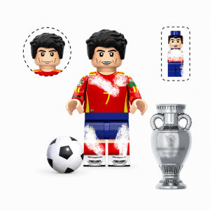 Mô Hình Cầu Thủ Bóng Đá Lắp Ghép Mini Figure Lego - Đồ Chơi Sưu Tầm Quà Tặng Cho Fan Bóng Đá