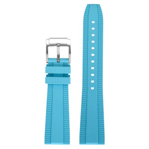 20mm 22mm FKM Fluororubber universal watch strap Stainless steel watch buckle New wristband for Breitling SUPEROCEAN2026