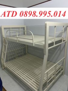 Giường tầng sắt hộp - 2 tầng lắp ráp ~ ShipNhanhHCMBình DươngBiên hòa