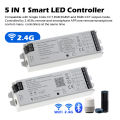 5 ใน 1 WIFI รีโมทคอนโทรล LED Linear Light Control Box ตัวควบคุมแสงแถบ รีโมทคอนโทรล RGB Linear Light Control Box. 