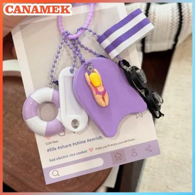 CANAMEK Buoyant Key Ring Floating Waterproof Anti-loss Durable Keychain for Boating Fishing Swimming Outdoor Sports