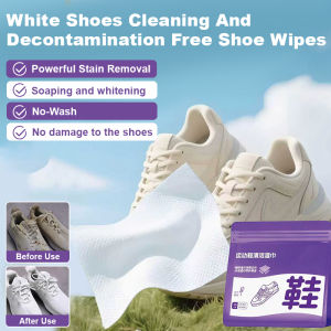 Disposable Shoe Wipes Effectively Removes Yellow Stains Portable Shoe Shine WipesStain