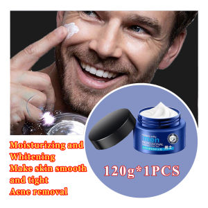 Mens Face Moisturizer Cream Whitening Anti-Wrinkle Improve Dry Skin Hydrate and remove acne Gentle skin cream 120g