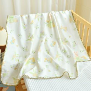 Bamboo Fiber Baby Blanket Sleeping Cover Summer Cool Air-conditioning Quilt Breathable Stroller Cover