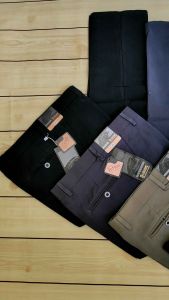 Celana Kerja Pria Kantor Formal Hitam Size 27 - 44