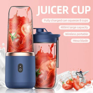 Japan Juicer Portable small household multi-functional electric juicer can crush ice large capacity juicer cup Original Portable Blender 600ML Bottled Juicer Electric USB Rechargeabl Mini Blender