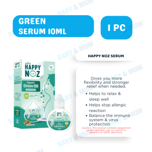 Happy Noz Organic Serum Oil 10ml Refill | Safe for Babies Pregnant Women & Adults