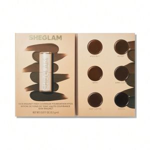 SHEGLAM Skin Magnet Foundation Stick Sample 3g High Coverage Long-Lasting Flawless Poreless Easy To Use Face Makeup