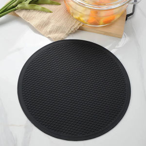Fantic Large Silicone Mat Coaster Heat Resistant Placemat Honeycomb Nonslip Pot Holder Table Mat Round Cup Mat Kitchen Accessories
