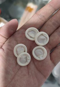 5 pcs Sarung tangan jari karet / pelindung jari bahan karet / Finger latex Glove