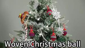 Christmas Crochet Kit Beginners Christmas Crochet Set Ornament DIY Gift Xmas Doughnut Funny Creative Gift for Kids