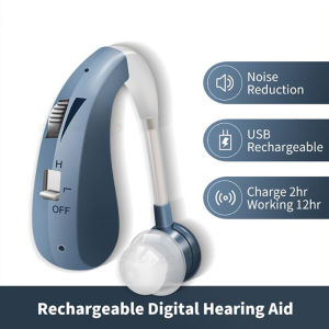 Digital Noise Reduction Hearing Aids For Adults Original Hearing Aid Rechargeable For Senior Sound Amplifier 4 frequency and volume adjustable