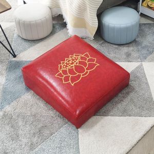 Wholesale of Buddha Hall Kneeling Mat Buddha Pier Worship Stool Buddha Mat Temple Worship Home Worship Worship Stool Solid Wood Kneeling Mat Thickened